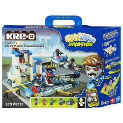 KRE-O A3250 3250 non  ĐỒN CẢNH SÁT PHÒNG THỦ CHỐNG LẠI THÂY MA bộ đồ chơi xếp lắp ráp ghép mô hình Police POLICE STATION ZOMBIE DEFENSE 270 khối