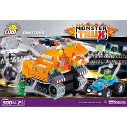 COBI 20058 non  XE TẢI KHỦNG LONG bộ đồ chơi xếp lắp ráp ghép mô hình Dino DINO TRUX 500 khối