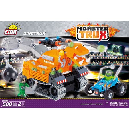 COBI 20058 non  XE TẢI KHỦNG LONG bộ đồ chơi xếp lắp ráp ghép mô hình Dino DINO TRUX 500 khối