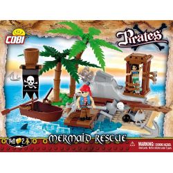 COBI 6023 non  GIẢI CỨU NÀNG TIÊN CÁ bộ đồ chơi xếp lắp ráp ghép mô hình Mermaid MERMAID RESCUE 140 khối