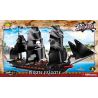 COBI 6021 non  KHINH HẠM CƯỚP BIỂN bộ đồ chơi xếp lắp ráp ghép mô hình Pirates Of The Caribbean PIRATE FRIGATE Cướp Biển Vùng Caribe 700 khối