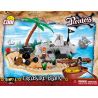 COBI 6013 non  ĐẢO KHO BÁU bộ đồ chơi xếp lắp ráp ghép mô hình Pirates Of The Caribbean TREASURE ISLAND Cướp Biển Vùng Caribe 160 khối