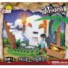 COBI 6012 non  ĐẢO ĐẦU LÂU bộ đồ chơi xếp lắp ráp ghép mô hình Pirates Of The Caribbean SKULL ISLAND Cướp Biển Vùng Caribe 100 khối