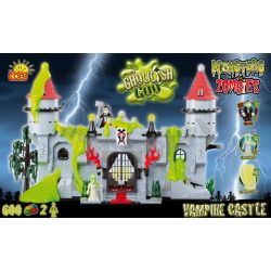 COBI 28600 non  LÂU ĐÀI MA CÀ RỒNG bộ đồ chơi xếp lắp ráp ghép mô hình Medieval Castle WAMPIRE CASTLE Chiến Tranh Trung Cổ 600 khối