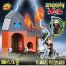COBI 28080 non  PHÒNG CHÔN CẤT bộ đồ chơi xếp lắp ráp ghép mô hình BURIAL CHAMBER 80 khối