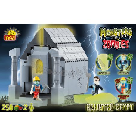 COBI 28250 non  CRYPT MA ÁM bộ đồ chơi xếp lắp ráp ghép mô hình HAUNTED CRYPT 250 khối