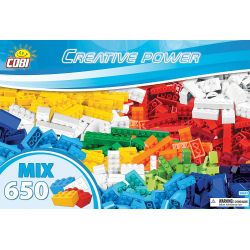 COBI 20651 non  650 KHỐI KẾT HỢP bộ đồ chơi xếp lắp ráp ghép mô hình Creator 650 BLOCKS MIX Sáng Tạo 650 khối