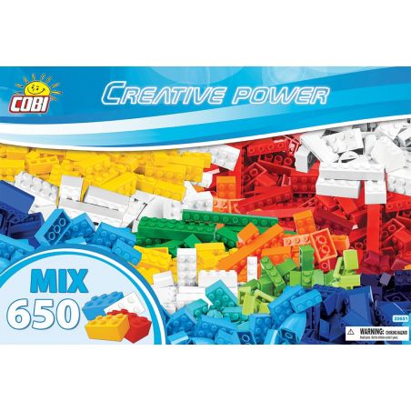 COBI 20651 non  650 KHỐI KẾT HỢP bộ đồ chơi xếp lắp ráp ghép mô hình Creator 650 BLOCKS MIX Sáng Tạo 650 khối