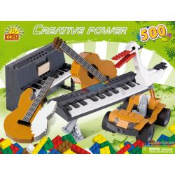 COBI 20502 non  500 KHỐI - ÂM NHẠC bộ đồ chơi xếp lắp ráp ghép mô hình Creator 500 BLOCKS - MUSIC Sáng Tạo 500 khối