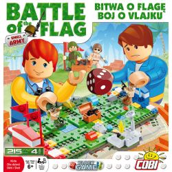 COBI 2970 non  TRẬN CHIẾN CỦA CÁC BIỂU NGỮ bộ đồ chơi xếp lắp ráp ghép mô hình Gear BATTLE OF THE FLAG Đồ Lắp Ghép 215 khối
