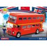 COBI 1885 non  XE BUÝT LUÂN ĐÔN bộ đồ chơi xếp lắp ráp ghép mô hình City LONDON BUS Thành Phố 435 khối