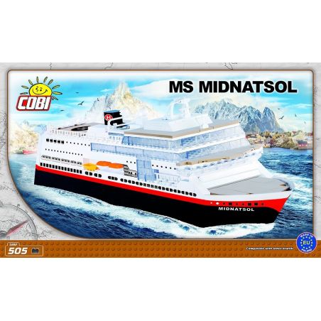 COBI 1282 non  MS MIDNATSOL. bộ đồ chơi xếp lắp ráp ghép mô hình 505 khối