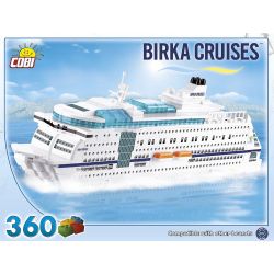 COBI 1944 non  DU THUYỀN BIRKA bộ đồ chơi xếp lắp ráp ghép mô hình BIRKA CRUISES 360 khối