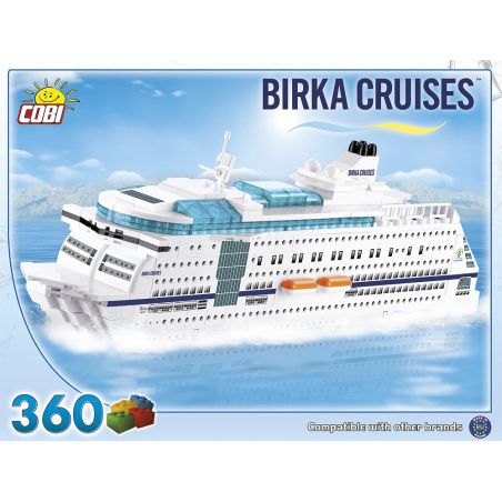 COBI 1944 non  DU THUYỀN BIRKA bộ đồ chơi xếp lắp ráp ghép mô hình BIRKA CRUISES 360 khối