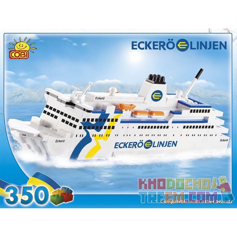 COBI 1943 non  DÒNG ECKERÖ bộ đồ chơi xếp lắp ráp ghép mô hình ECKERÖ LINJEN 350 khối