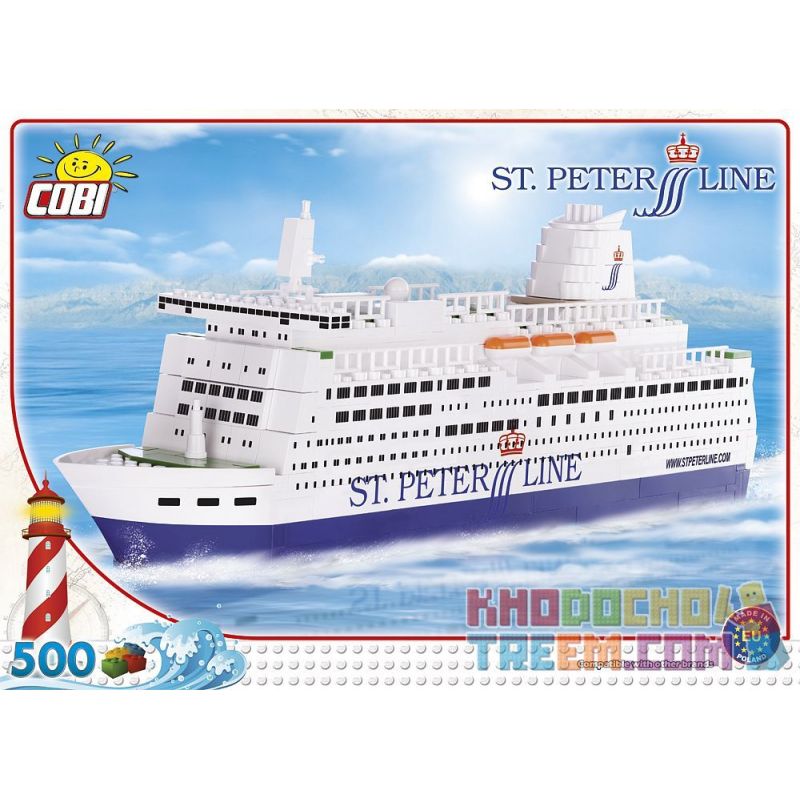 COBI 01234 non  DÒNG ST. PETER bộ đồ chơi xếp lắp ráp ghép mô hình ST. PETER LINE Thú Cưng 500 khối