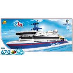 COBI 1926 non  DÒNG MÀU SUPERSPEED bộ đồ chơi xếp lắp ráp ghép mô hình COLOR LINE SUPERSPEED 670 khối