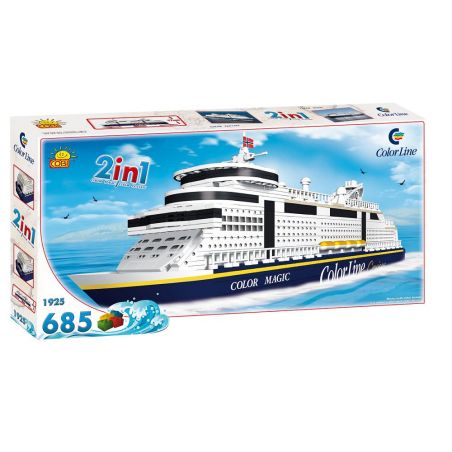 COBI 1925 non  DÒNG MÀU ẢO THUẬT bộ đồ chơi xếp lắp ráp ghép mô hình COLOR LINE FANTASY/MAGIC 685 khối