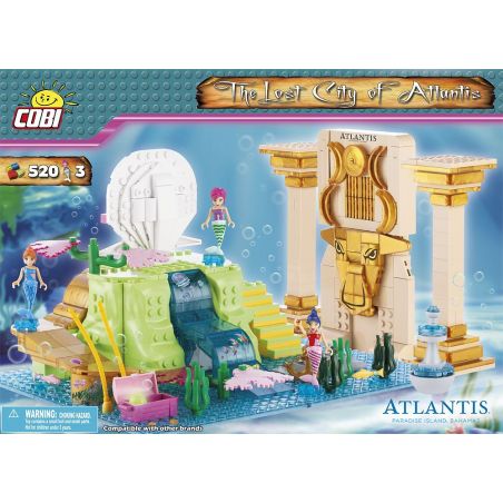 COBI 72300001 non  THÀNH PHỐ ĐÃ MẤT CỦA ATLANTIS bộ đồ chơi xếp lắp ráp ghép mô hình City THE LOST CITY OF ATLANTIS 520 khối