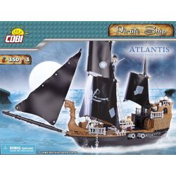 COBI 72300003 non  TÀU CƯỚP BIỂN bộ đồ chơi xếp lắp ráp ghép mô hình Pirates Of The Caribbean PIRATE SHIP Cướp Biển Vùng Caribe 350 khối