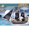 COBI 72300003 non  TÀU CƯỚP BIỂN bộ đồ chơi xếp lắp ráp ghép mô hình Pirates Of The Caribbean PIRATE SHIP Cướp Biển Vùng Caribe 350 khối