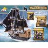 COBI 72300003 non  TÀU CƯỚP BIỂN bộ đồ chơi xếp lắp ráp ghép mô hình Pirates Of The Caribbean PIRATE SHIP Cướp Biển Vùng Caribe 350 khối
