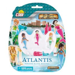 COBI 72300005 non  MỸ NHÂN NGƯ bộ đồ chơi xếp lắp ráp ghép mô hình Mermaid MERMAID - 3 FIGURES WITH ACCESSORIES Nàng Tiên Cá