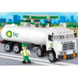 COBI BP-1971 1971 BP1971 non  XE BỒN bộ đồ chơi xếp lắp ráp ghép mô hình City FUEL TRUCK Thành Phố 173 khối