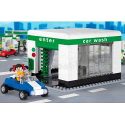 COBI BP-1972 1972 BP1972 non  RỬA XE bộ đồ chơi xếp lắp ráp ghép mô hình City CAR WASH Thành Phố 273 khối