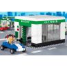 COBI BP-1972 1972 BP1972 non  RỬA XE bộ đồ chơi xếp lắp ráp ghép mô hình City CAR WASH Thành Phố 273 khối