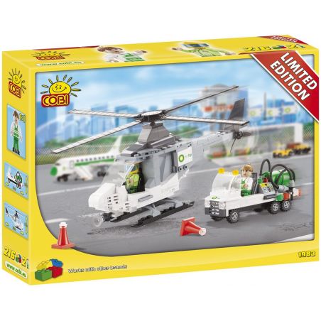 COBI BP-1983 1983 BP1983 non  MÁY BAY TRỰC THĂNG bộ đồ chơi xếp lắp ráp ghép mô hình City HELICOPTER Thành Phố 216 khối