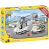COBI BP-1983 1983 BP1983 non  MÁY BAY TRỰC THĂNG bộ đồ chơi xếp lắp ráp ghép mô hình City HELICOPTER Thành Phố 216 khối