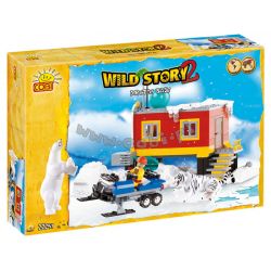 COBI 22251 non  CƠ SỞ BẮC CỰC bộ đồ chơi xếp lắp ráp ghép mô hình ARCTIC BASE 250 khối