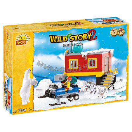 COBI 22251 non  CƠ SỞ BẮC CỰC bộ đồ chơi xếp lắp ráp ghép mô hình ARCTIC BASE 250 khối