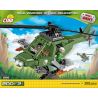 COBI 2158 non  TRỰC THĂNG TẤN CÔNG WILD WARRIOR bộ đồ chơi xếp lắp ráp ghép mô hình Military Army WILD WARRIOR ATTACK HELICOPTER Quân Sự Bộ Đội 200 khối
