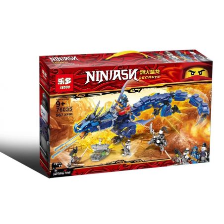 LEDUO 76035 non  PHANTOM NINJA BLUE DRAGON bộ đồ chơi xếp lắp ráp ghép mô hình The  Ninjago Movie NINJASN LECACY Ninja Lốc Xoáy 567 khối