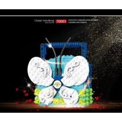 SHENZHEN RAEL ENTERTAINMENT 70001 SUPER 18K K116 non  6 TÚI XÁCH bộ đồ chơi xếp lắp ráp ghép mô hình Classic CLASSIC HANDBAG Cổ Điển 1985 khối