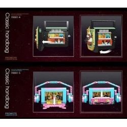 SHENZHEN RAEL ENTERTAINMENT 70001 SUPER 18K K116 non  6 TÚI XÁCH bộ đồ chơi xếp lắp ráp ghép mô hình Classic CLASSIC HANDBAG Cổ Điển 1985 khối