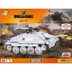 COBI 3001 non  THỢ SĂN bộ đồ chơi xếp lắp ráp ghép mô hình Military Army HETZER Quân Sự Bộ Đội 420 khối