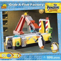 COBI 26081 non  NHÀ MÁY ĐÁNH BẮT CÁ bộ đồ chơi xếp lắp ráp ghép mô hình Factory GRAB-A-FISH FACTORY 80 khối