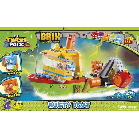 COBI 6263 non  THUYỀN RỈ SÉT bộ đồ chơi xếp lắp ráp ghép mô hình RUSTY BOAT 271 khối