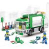 NOT  GARBAGE TRUCK 4432 CHAOBAO 5632 xếp lắp ráp ghép mô hình XE RÁC CHỞ RÁC City Thành Phố 208 khối