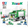 NOT  GARBAGE TRUCK 4432 CHAOBAO 5632 xếp lắp ráp ghép mô hình XE RÁC CHỞ RÁC City Thành Phố 208 khối