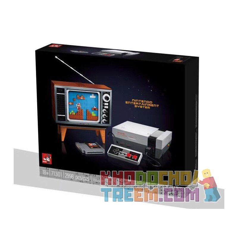 NOT  NINTENDO ENTERTAINMENT SYSTEM 71374 1995 71724 JOKER 71301 MouldKing 10013 Mould King 10013 xếp lắp ráp ghép mô hình HỆ THỐNG GIẢI TRÍ NINTENDO Super Mario Thợ Sửa Ống Nước 2646 khối