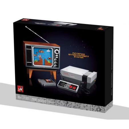 NOT  NINTENDO ENTERTAINMENT SYSTEM 71374 1995 71724 JOKER 71301 MouldKing 10013 Mould King 10013 xếp lắp ráp ghép mô hình HỆ THỐNG GIẢI TRÍ NINTENDO Super Mario Thợ Sửa Ống Nước 2646 khối