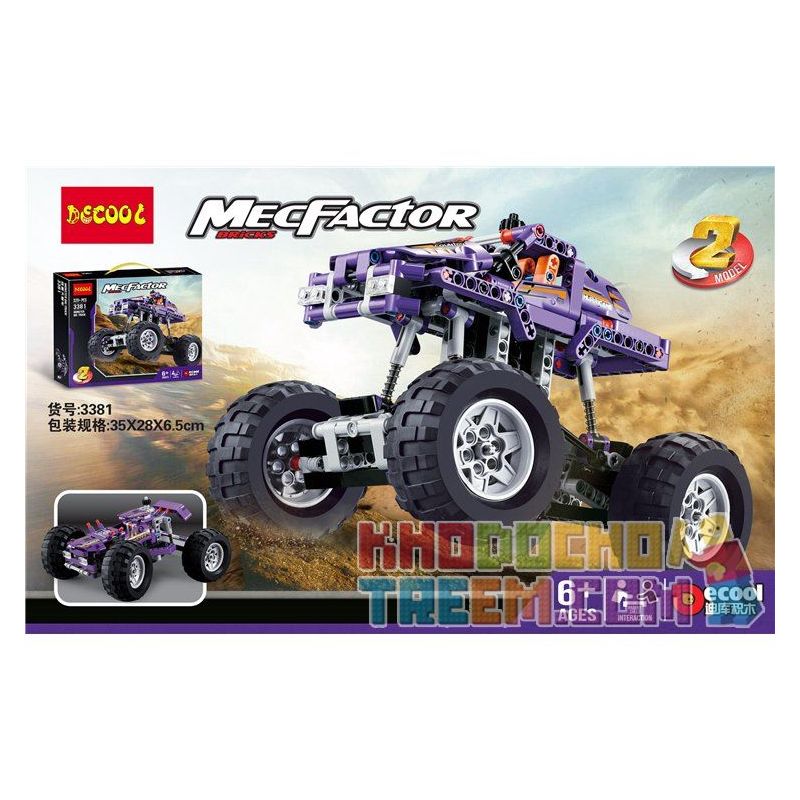 NOT  MONSTER TRUCK 42005 JISI 3381 xếp lắp ráp ghép mô hình XE TẢI HẠNG NẶNG QUÁI VẬT  Kỹ Thuật Công Nghệ Cao Mô Hình Phương Tiện 329 khối