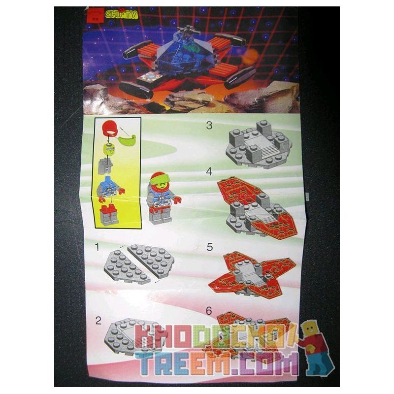 NOT  SAUCER SCOUT 6835 Enlighten 9612 Qman 9612 xếp lắp ráp ghép mô hình SAUCER SCOUT TRINH SÁT ĐĨA ĐIỆP VIÊN GIỮA CÁC VÌ SAO BAY Space Thám Hiểm Không Gian 47 khối