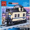 NOT  CABOOSE 10014 Enlighten 636 Qman 636 xếp lắp ráp ghép mô hình CABOOSE Ở TRÊN TÀU Trains Tàu Hỏa 170 khối