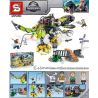 NOT  T. REX VS DINO-MECH BATTLE 75938 LARI 11337 SHENG YUAN/SY SY1410 1410 xếp lắp ráp ghép mô hình TRẬN T. REX VS DINO-MECH CHIẾN Jurassic World Thế Giới Khủng Long 716 khối