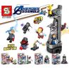 NOT  AVENGERS TOWER 40334 BOZHI 348 DOUDOU 2004 ELEPHANT JX60030 60030 SHENG YUAN/SY SY1368 1368 xếp lắp ráp ghép mô hình THÁP AVENGERS Marvel Super Heroes Siêu Anh Hùng Marvel 211 khối